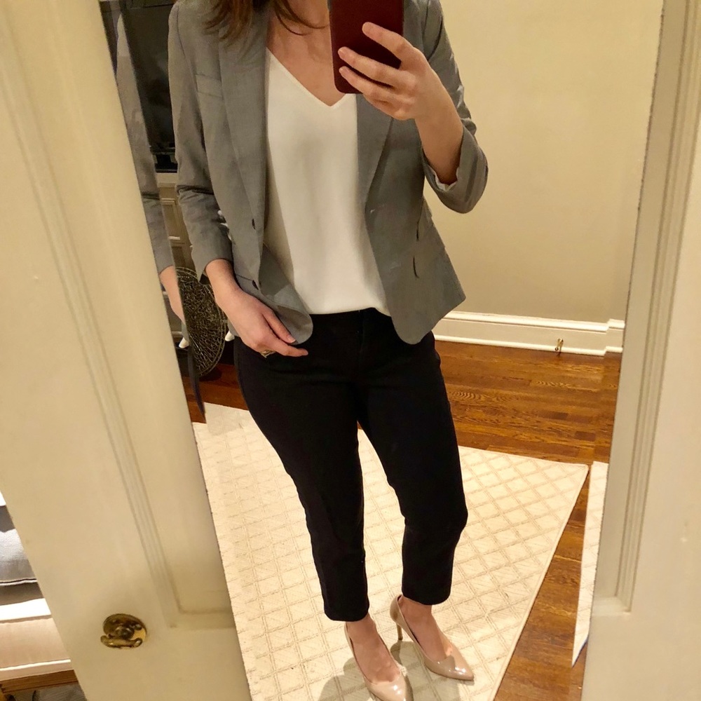 Banana Republic Grey Blazer - Size 0